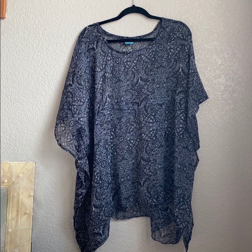 See through poncho